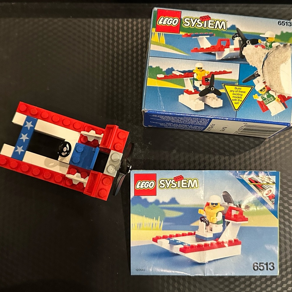 Vintage 1993 LEGO Town 6513 Glade Runner with Box /  Instructions.
